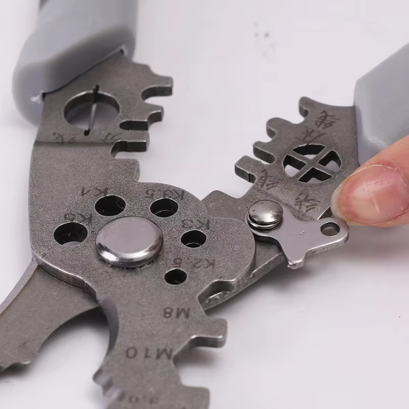 Pince à dénuder multifonctionnelle, pince à sertir robuste, coupe-câbles pour électricien, outils manuels pour la réparation de câbles