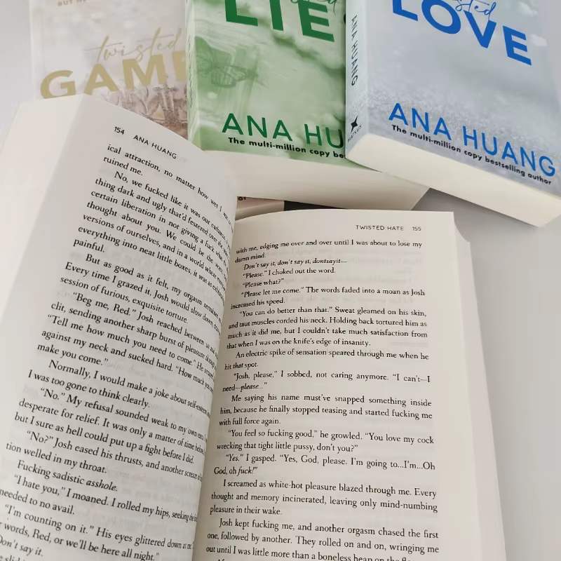 Série torsadée d'Ana Huang : les 4 livres - Amour, mensonges, jeux et déteste dans cette collection d'amour gizzante