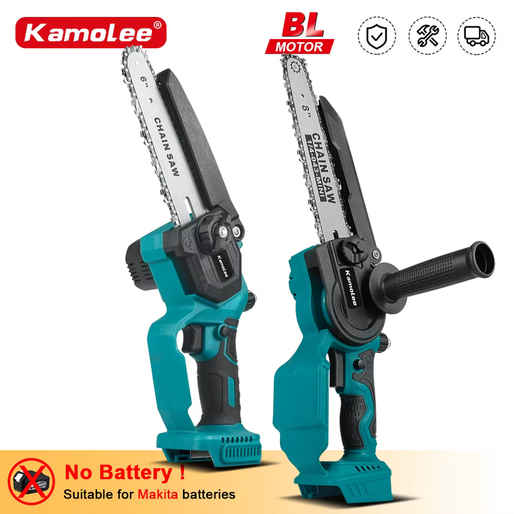 Kamolee-Mini scie électrique sans balais aste, scie JOSaw, coupe-bois, élagage, outils électriques de jardin, 6 po, 8 po