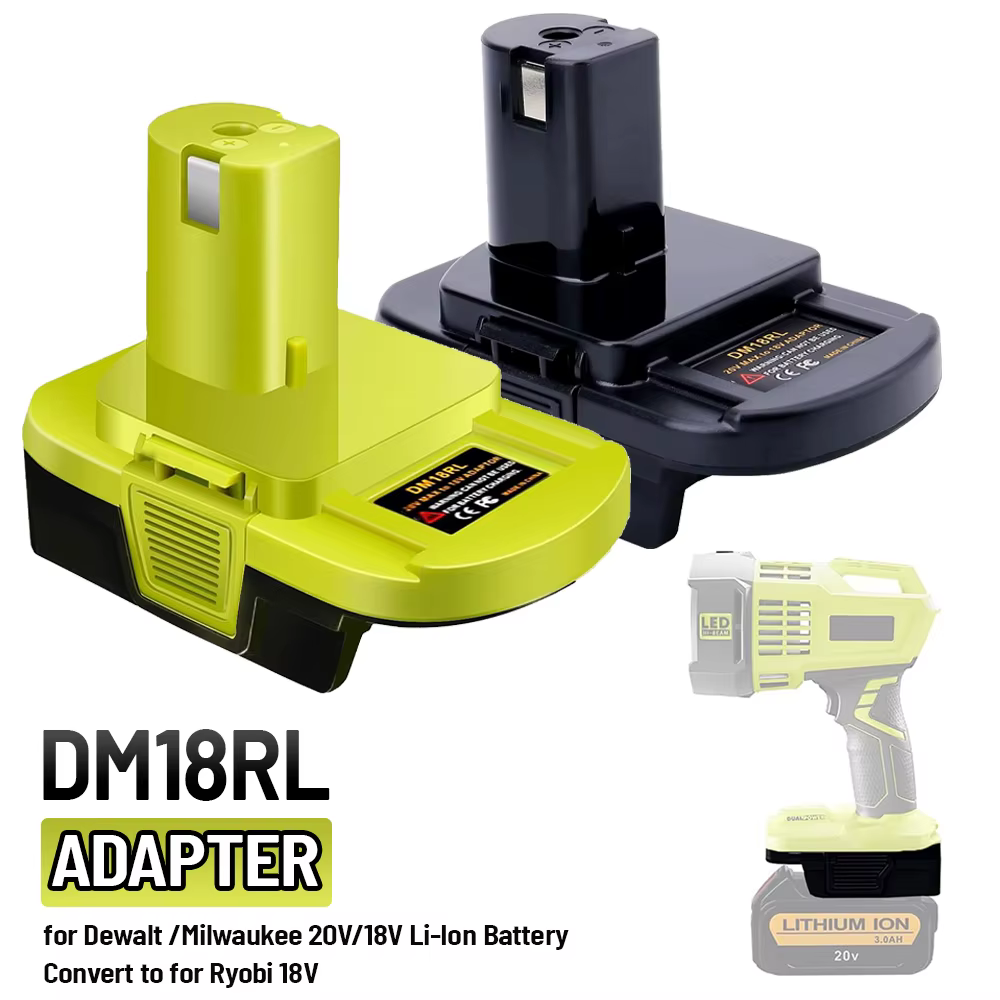 Adaptateur de batterie DM18RL pour Dewalt pour Milwaukee