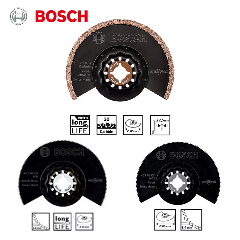 Bosch Starlock Accessoire Bois Pvc En Plastique Lame De Scie À Découper En Métal