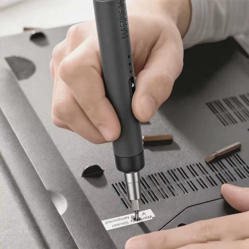 Ensemble de tournevis électrique sans fil rechargeable, kit d'outils électriques de précision, mini perceuse pour la réparation de téléphones portables et d'ordinateurs, CRV