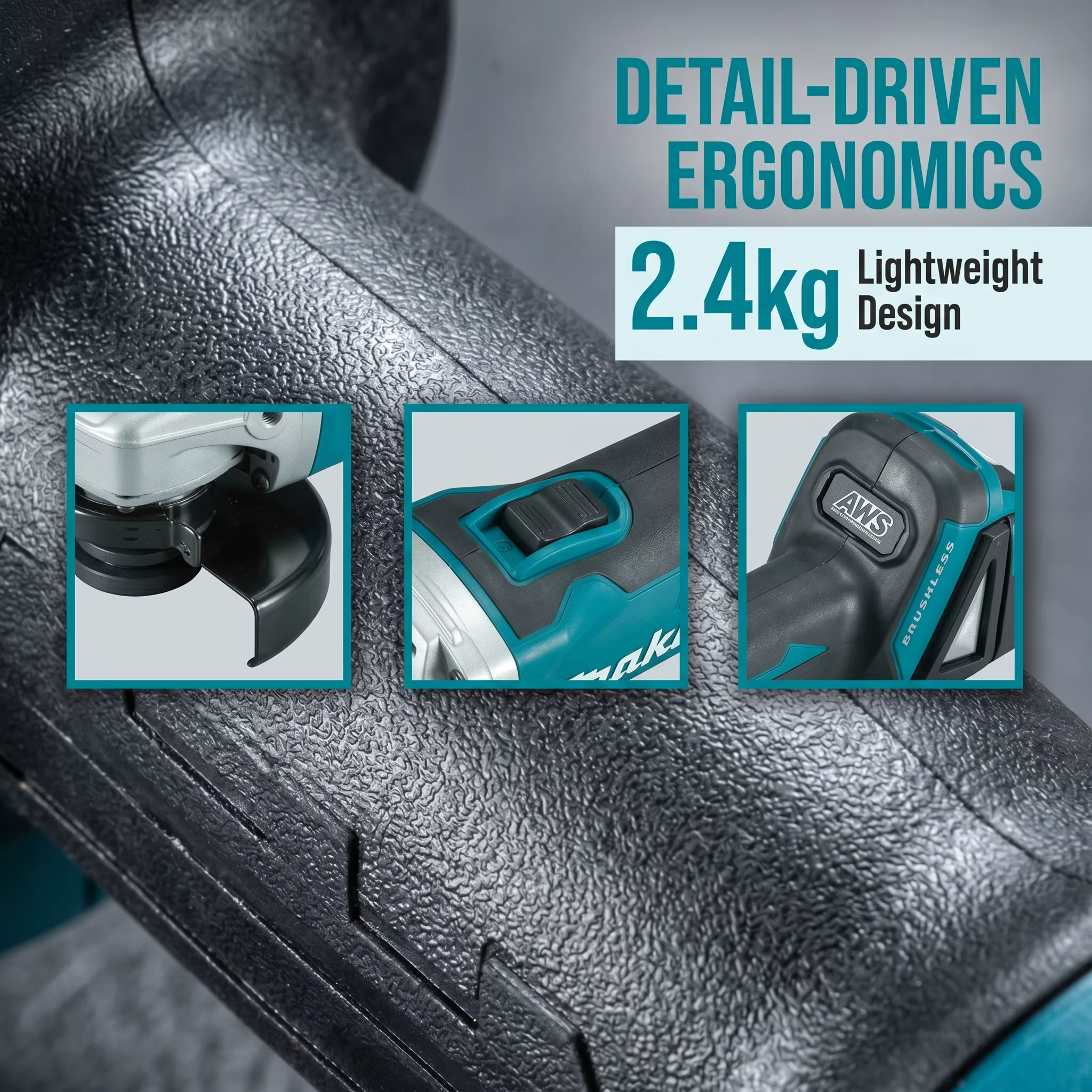 Makita DGA404 18V 125mm Outil de ponçage sans fil