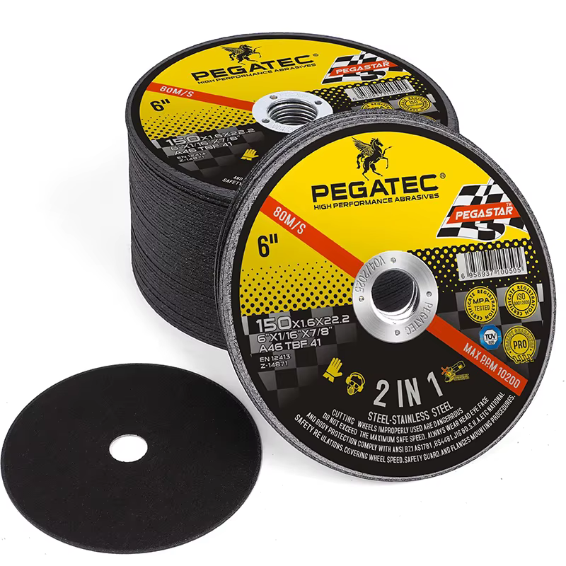 Disques de coupe pour meuleuse d'angle PEGATEC 125 150 mm