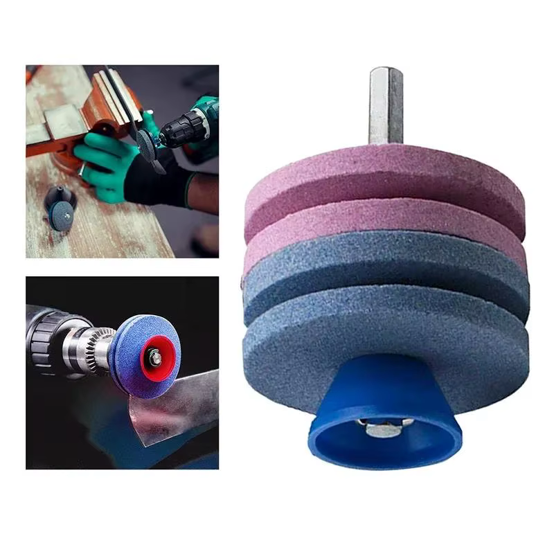 Nouveau Outils de jardin lame d'affûtage de couteaux la plus rapide meulage universel perceuse rotative coupe tondeuse à gazon