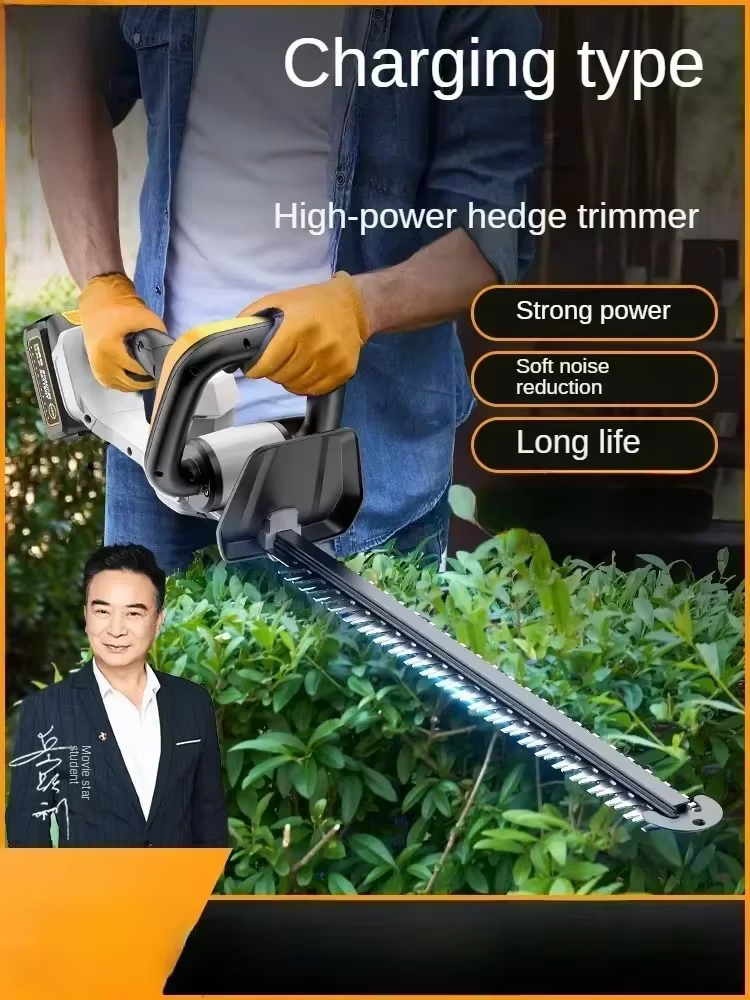 Taille-haie sans fil 110V/220V avec fonctions multiples pour l'élagage du thé