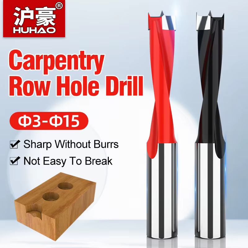 HUHAO 2 cannelures gauche/droite Forstner forets à bois 10mm