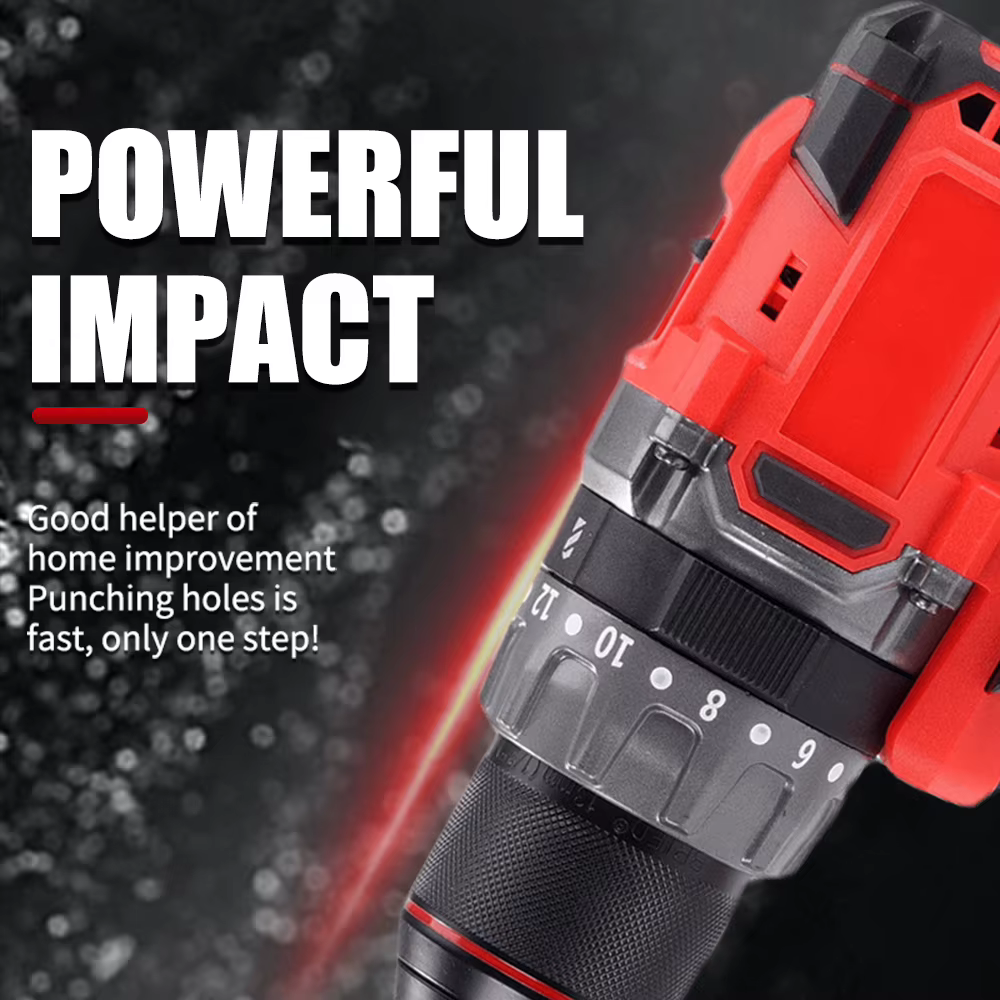 21V Supplier New 13mm Drilling Capacity Max 90N Torque Professional Percussion Drill With Antikickback Protection