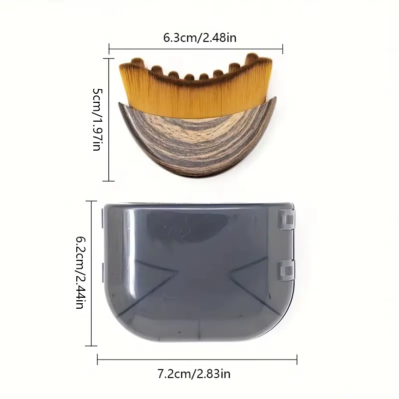 Brosse de drainage lymphatique pour le visage et le corps, outil de massage ergonomique, convient aux contours de la peau, détox et relaxation