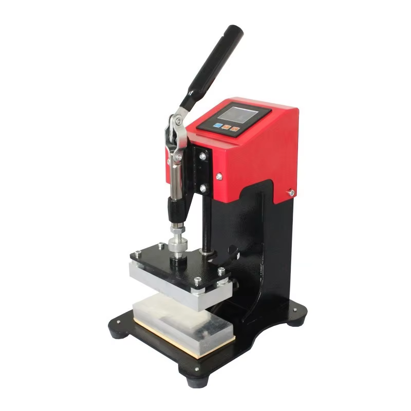 Presse à chaud manuelle, petite Machine de transfert de chaleur à Double plaque, presse à colophane chauffée 6x12cm