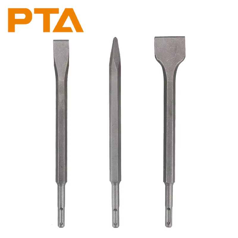 Jeu de ciseau à tige sds-plus pour perceuses à percussion rotative