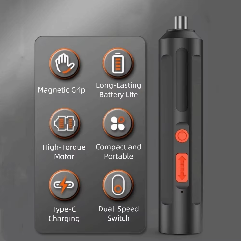 Tournevis électrique sans fil rechargeable par USB