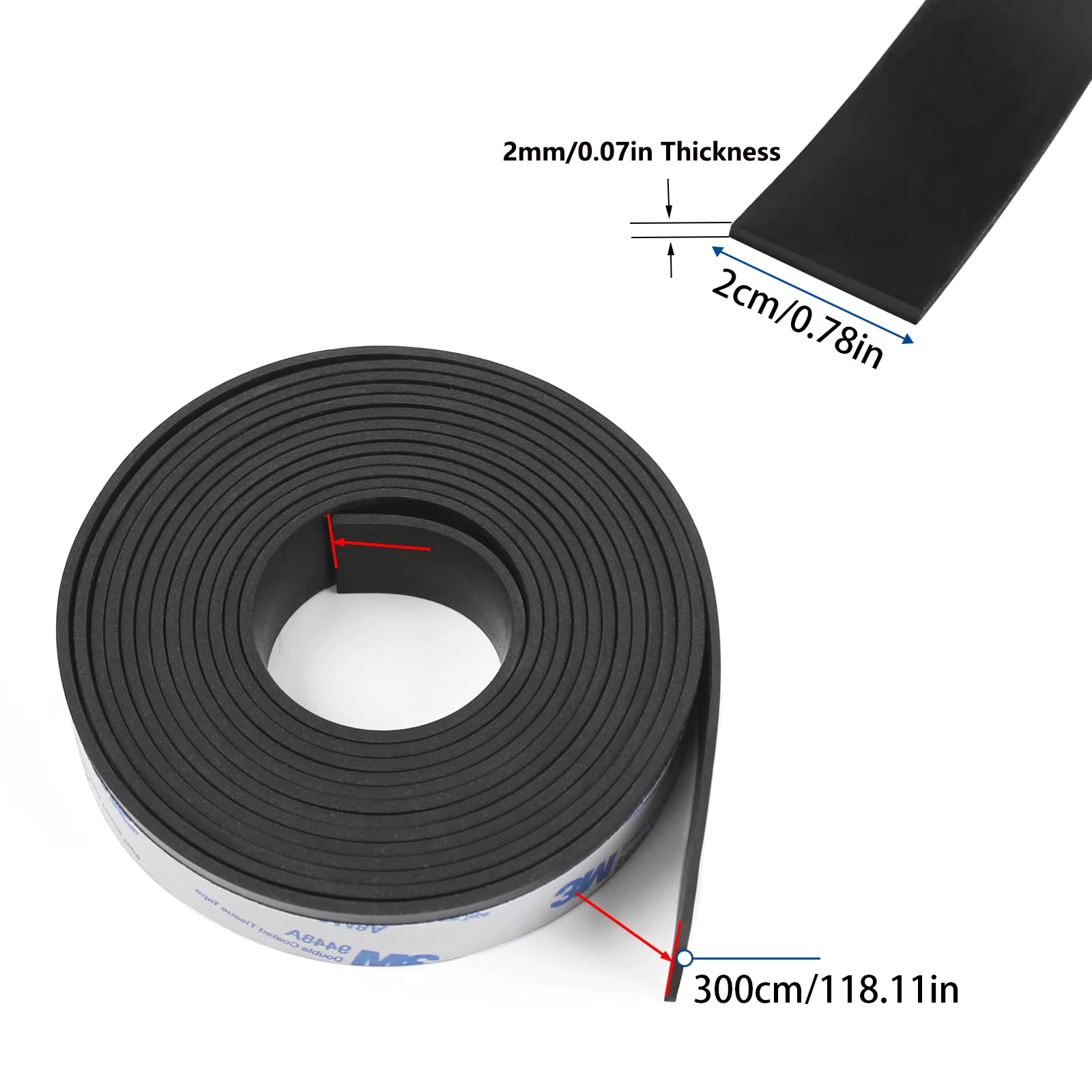 Bande de remplacement de protection d'arrage de guidage 1/2/3M