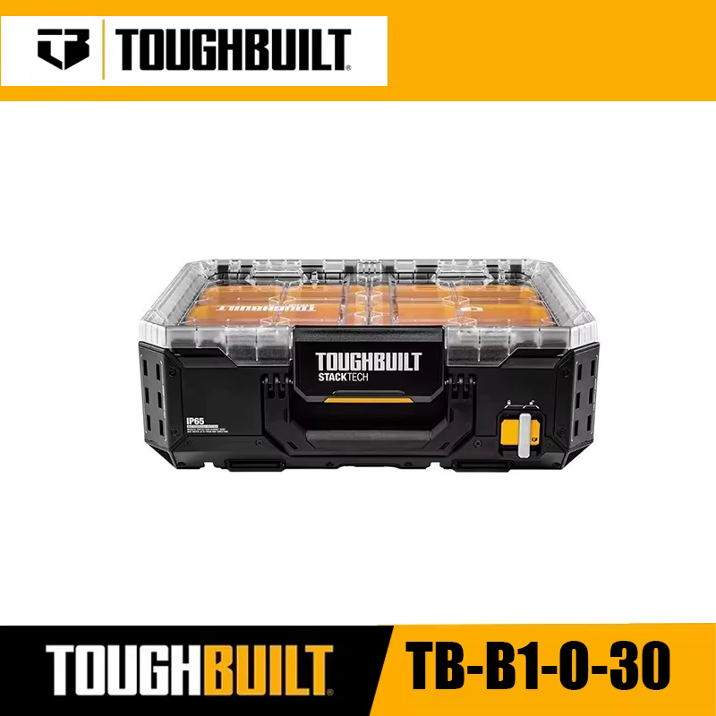 TOUGHBULILT TB-B1-O-30 boîte à outils de rangement multifonctionnelle empilée