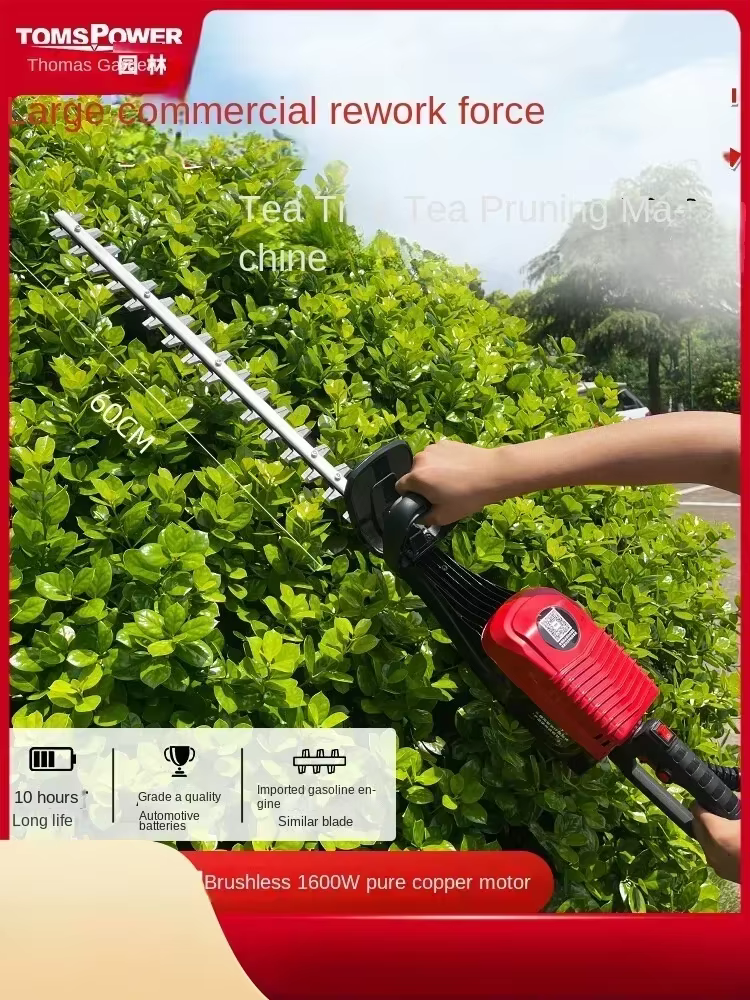 Taille-haie électrique professionnel pour le jardin de thé
