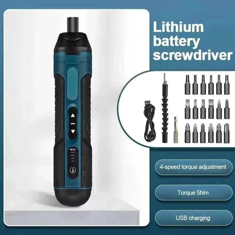 Kit de tournevis électrique sans fil Portable avec batterie au Lithium