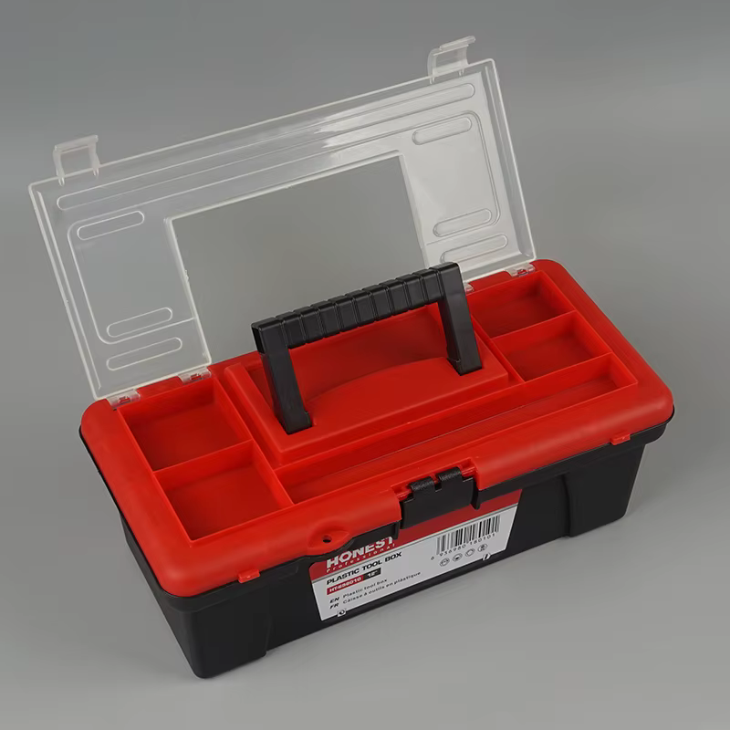 Boîte de rangement d'outils multifonctionnelle en plastique ABS de 12 pouces