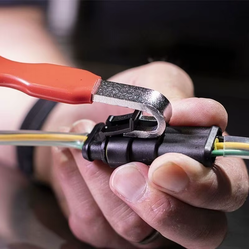 1 pièce Outil portable de démontage de connecteurs électriques automobiles et de séparation de faisceaux de câblage automobile