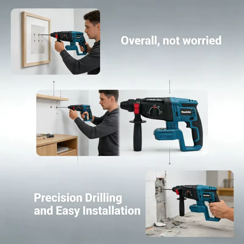 Makita Perceuse à percussion sans fil 18V (26MM) - Outil électrique sans fil à batterie lithium pour le perçage (machine uniquement)