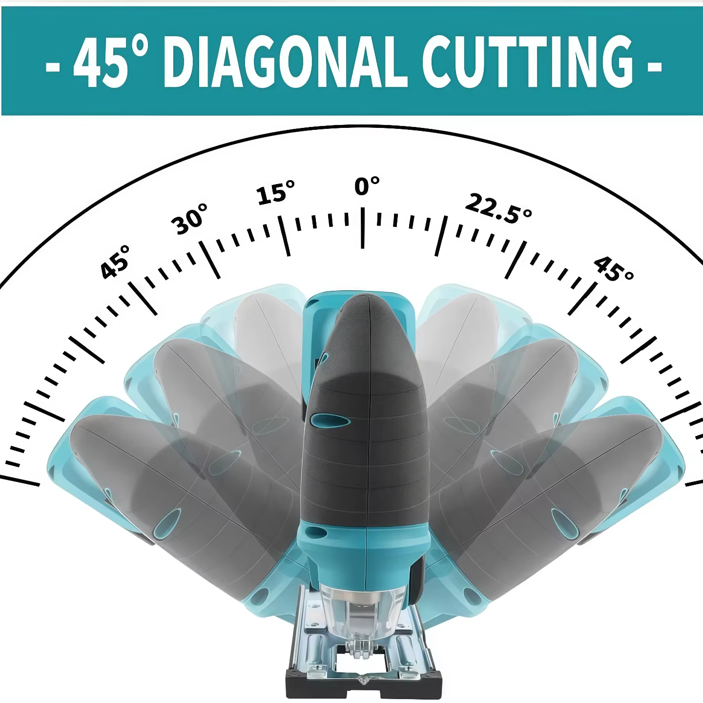 Scie sauteuse électrique sans fil Makita DJV182Z Brushless avec lame de scie