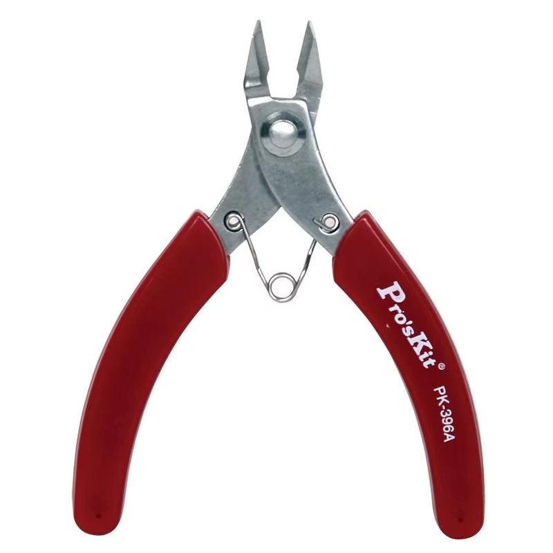 Proskit 1PK-396A/1PK-396B pince antidérapante de précision en acier inoxydable avec poignée rouge électronique bricolage outils à main de réparation domestique