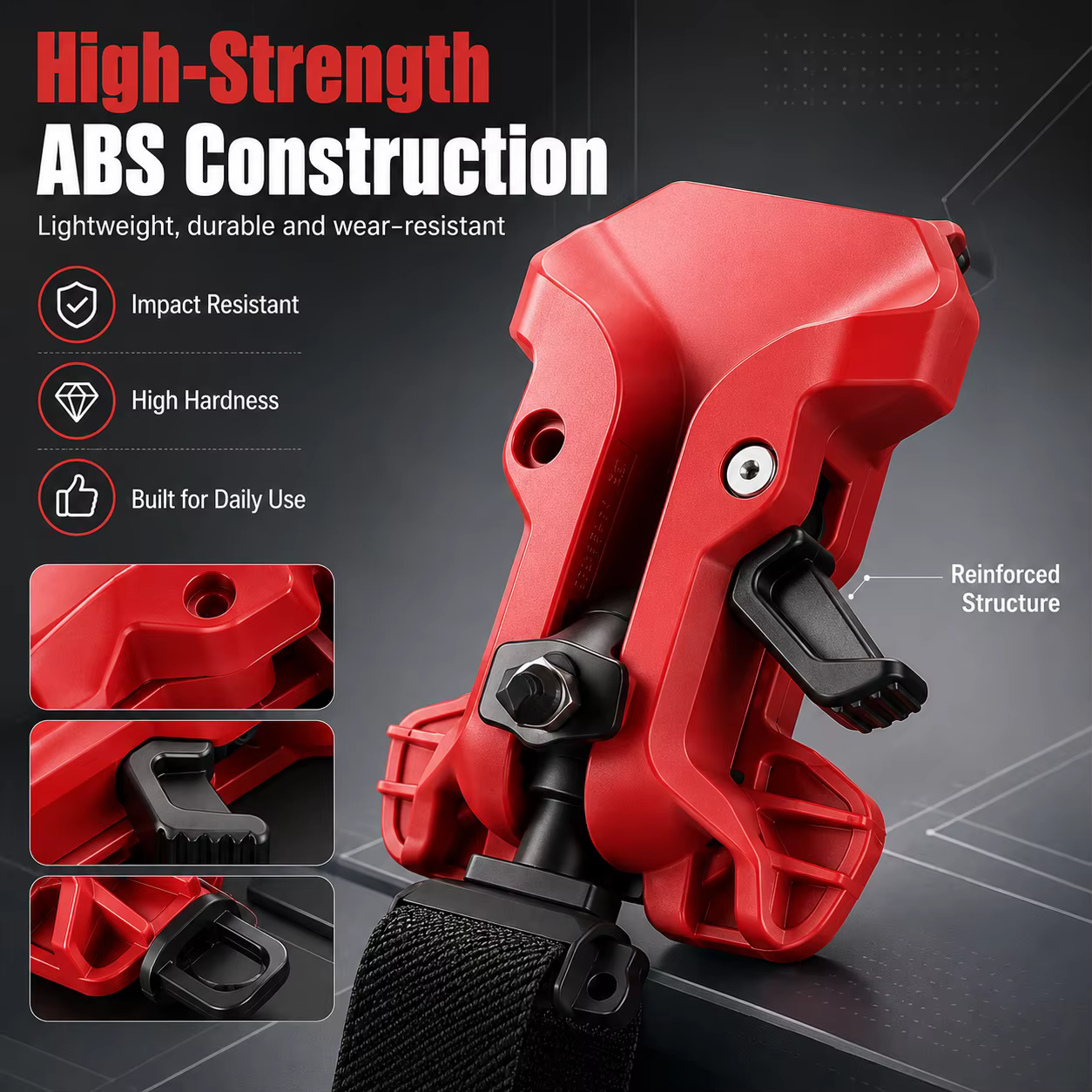 Clip de ceinture auto-serrant pour porte-outils
