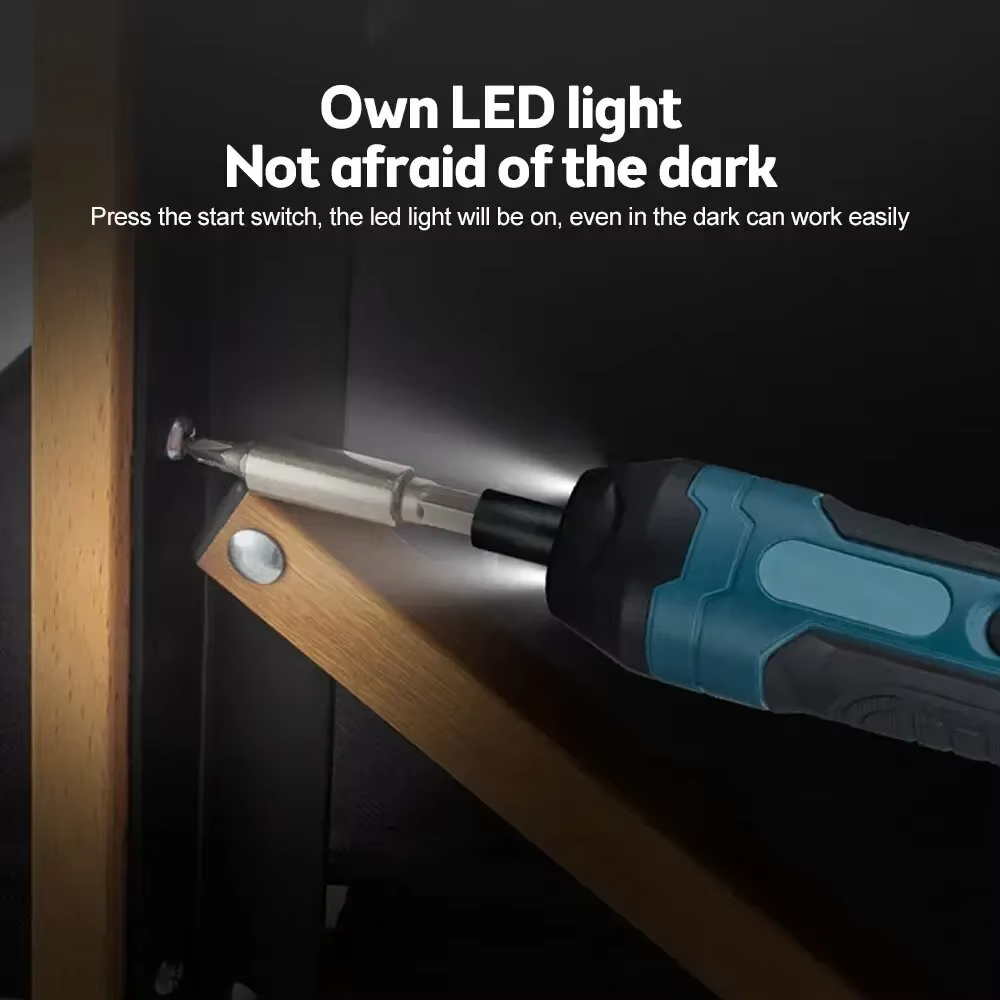 Kit de tournevis électrique sans fil Portable avec batterie au Lithium