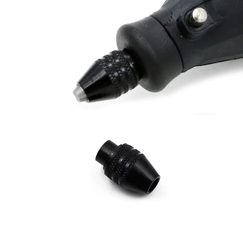Mandrin JIGONG pour outils M7x0.75 M8x0.75, mini-mandrin universel de meulage, pince de serrage réglable 0.3 x 3.2 mm pour meuleuse électrique