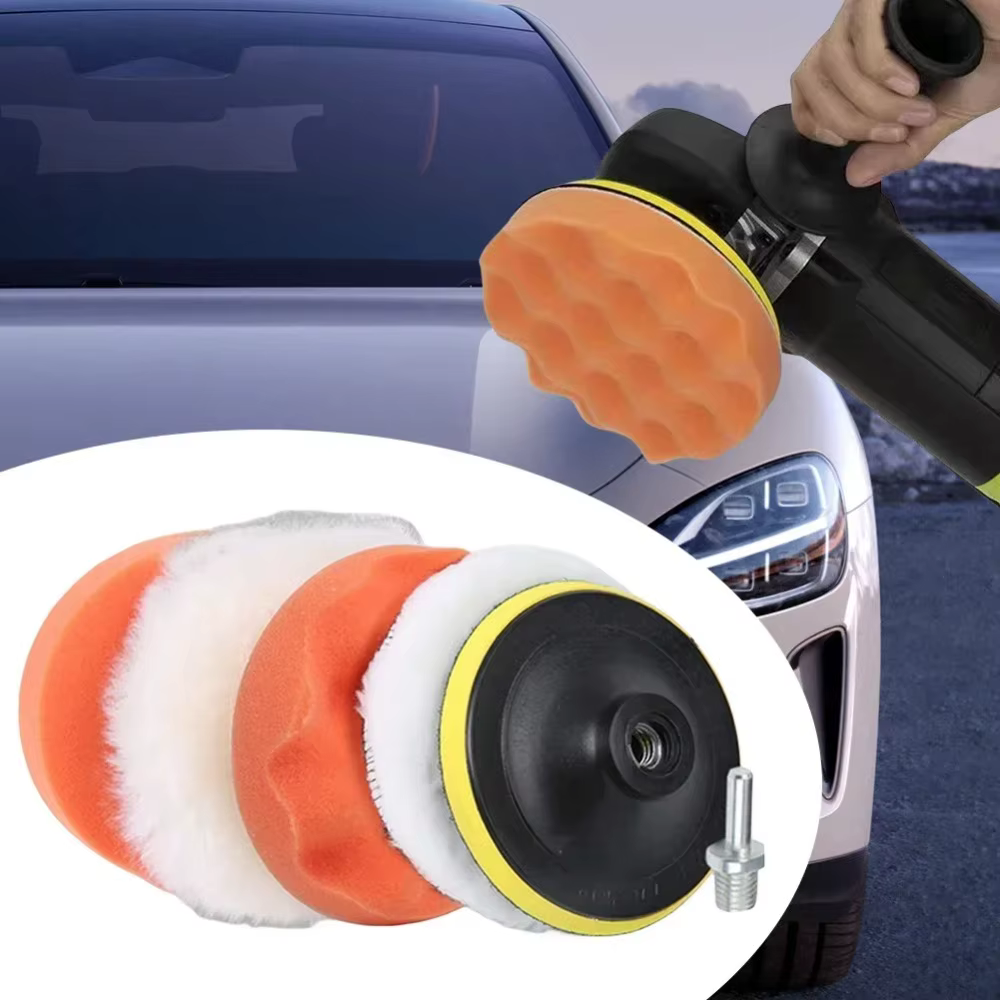 Kit de 6 tampons de polissage pour voiture de 3 pouces
