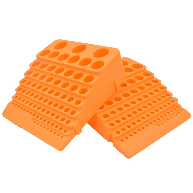 Boîte de rangement de foret en plastique de haute qualité, pour fraise, outil CNC, mallette de collecte de pièces de forage en U