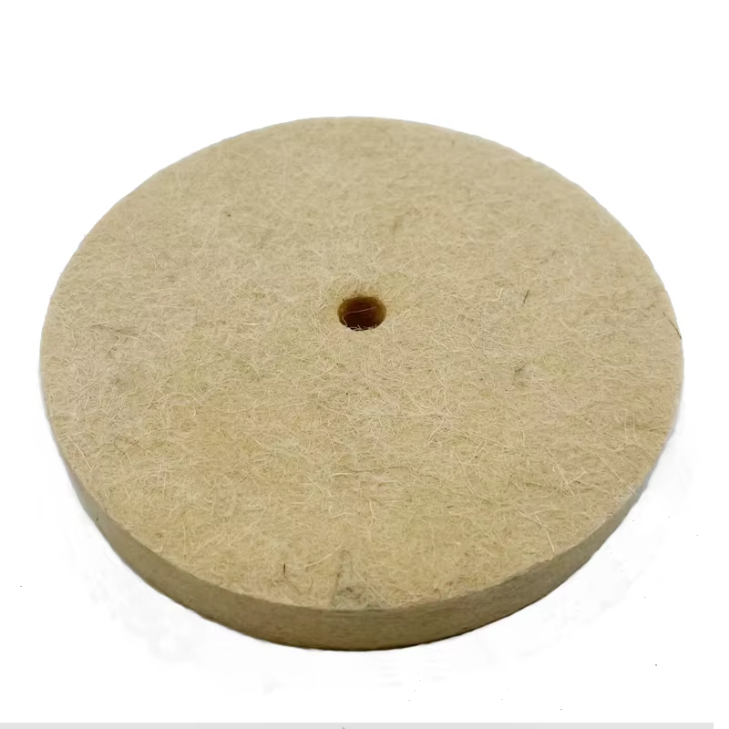 Perceuse meule roue de polissage feutre laine tampon