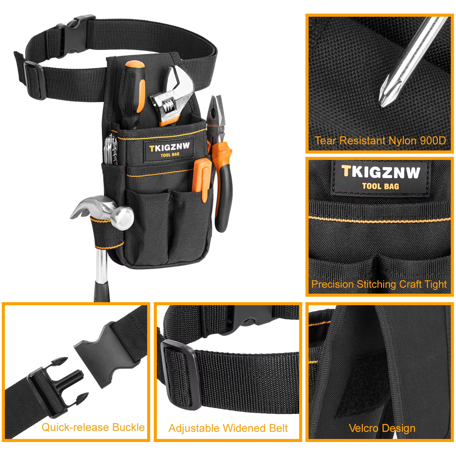 TKIGZNW Pochette à outils de poche