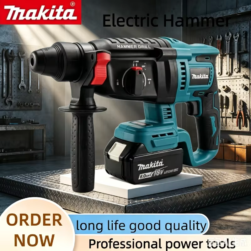 Marteau perforateur sans fil compatible Makita
