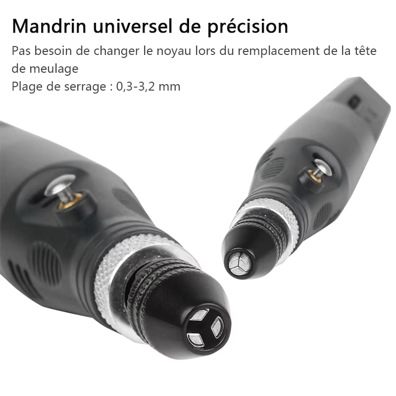 Mini ensemble d'outils rotatifs électriques avec 21/275/361 pièces