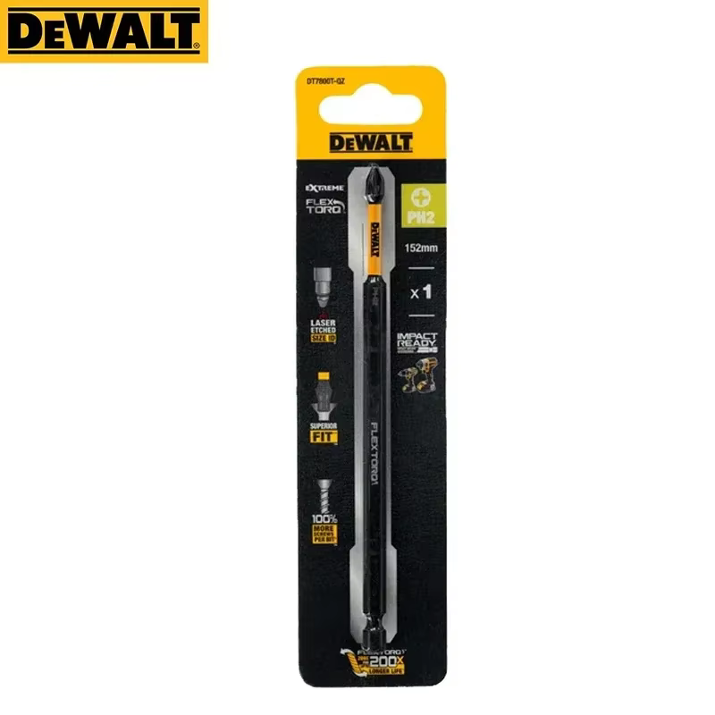 DEWALT DT7800T-QZ PH2 Flex Torq 152mm insérer perceuse électrique pilote magnétique Bit