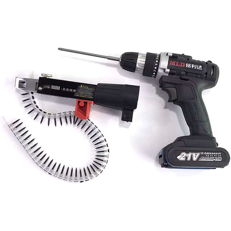 Vis automatique pointe chaîne clou Gu-n adaptateur vis Gu-n pour perceuse électrique vis