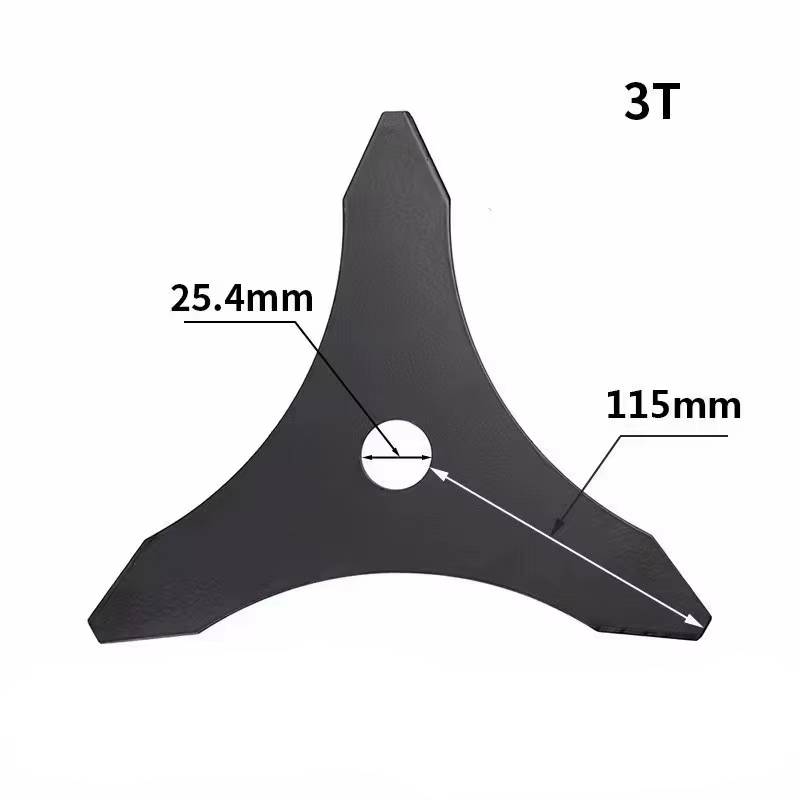 Lame de débroussailleuse universelle 10 po x 3T – Remplacement tranchant à 3 dents pour la plupart des