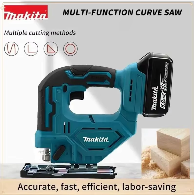 Scie sauteuse électrique sans fil Makita DJV182Z Brushless 18V 340W avec lame