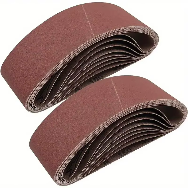 10 pièces 75x533mm bandes abrasives