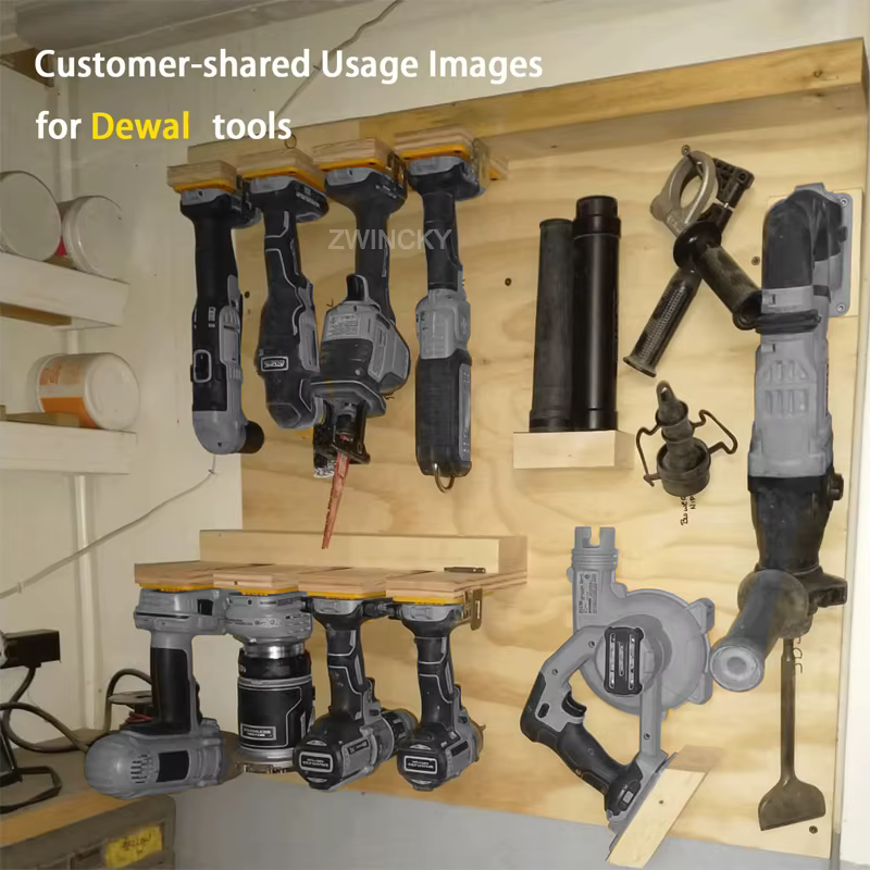 Support mural pour outils Dewalt/Milwaukee 14