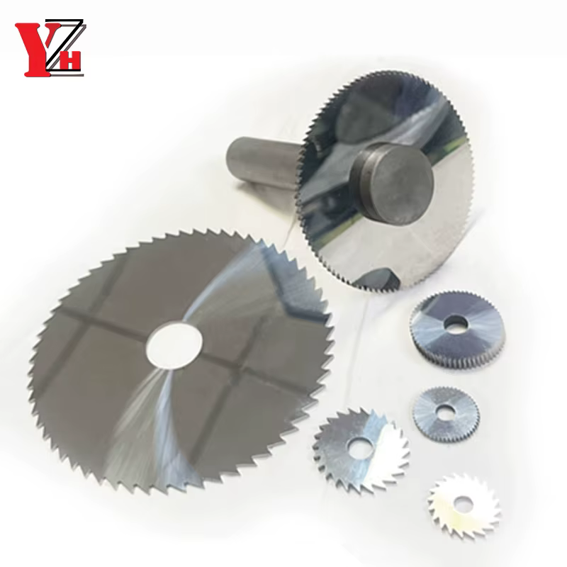 YZH lame de scie circulaire fraisage outil de coupe 10mm 13mm 16mm 20mm 25mm 40mm 45mm 50mm épaisseur H0.2-H4mm CNC pour l'acier