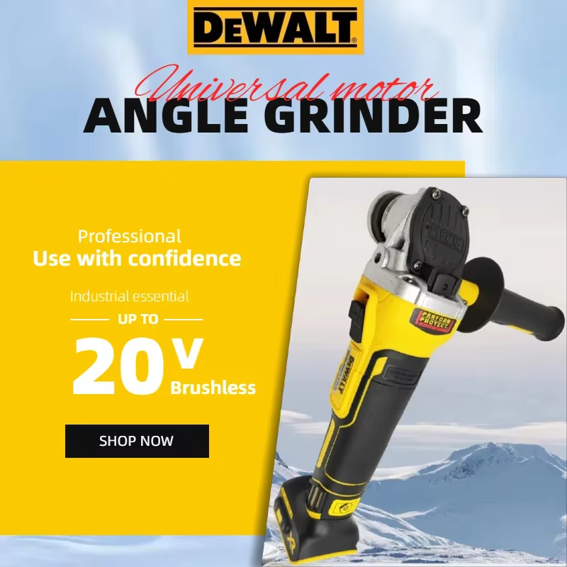 DEWALT DCG405N 20V Meuleuse d'angle sans fil sans balais