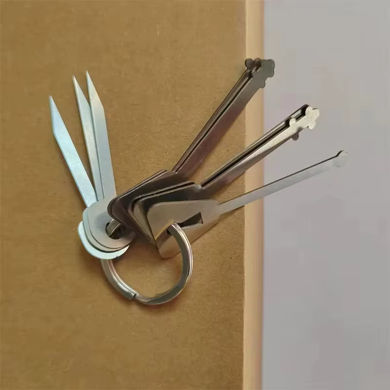 Clés maîtresses pour serrures à crochet, outils de déverrouillage de portes, kit de clés pour ouvrir toutes les serrures de portes, porte-clés clé maîtresse pour ouvrir toutes les portes