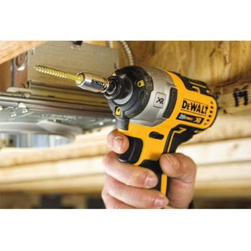 DEWALT DWA2PH2SL DWAF2PH2IR2S PH2 tournevis HSS embout de pilote d'impact jaune argent jeu de manchons accessoires d'outils électriques de menuiserie