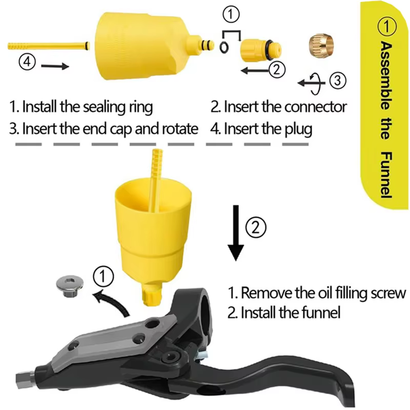 Kit de purge de frein hydraulique pour SHIMANO