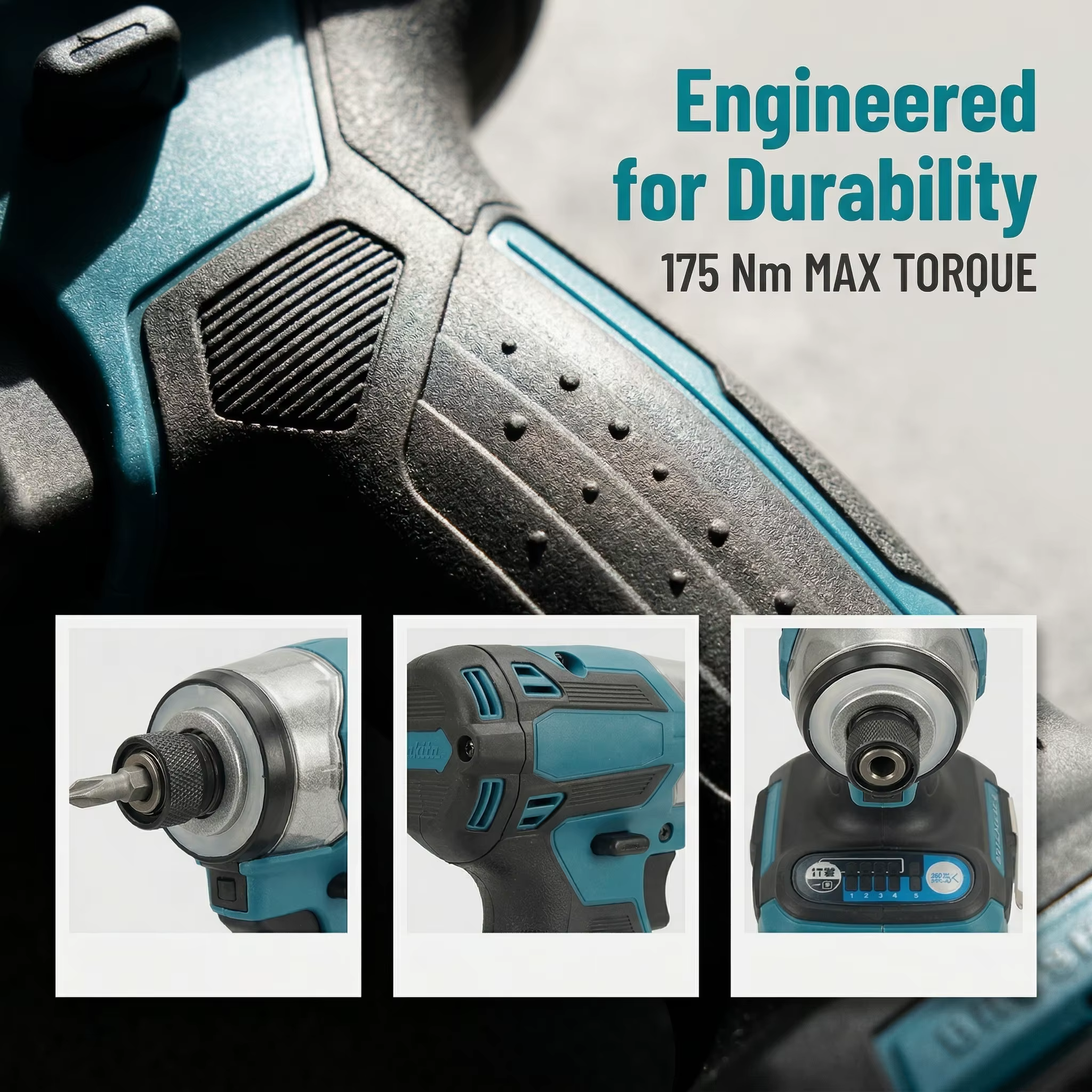 MAKITA DTD173 Visseuse à chocs sans fil 18V sans balais – Couple max. 180 N·m