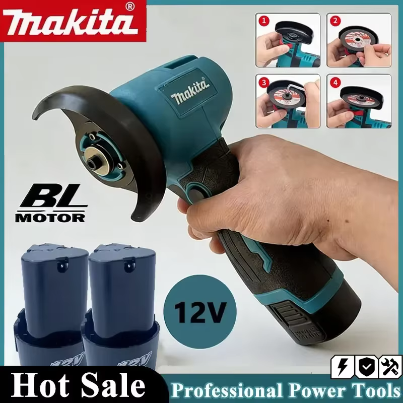 Mini-meuleuse d'angle rechargeable Makita 12V avec batterie