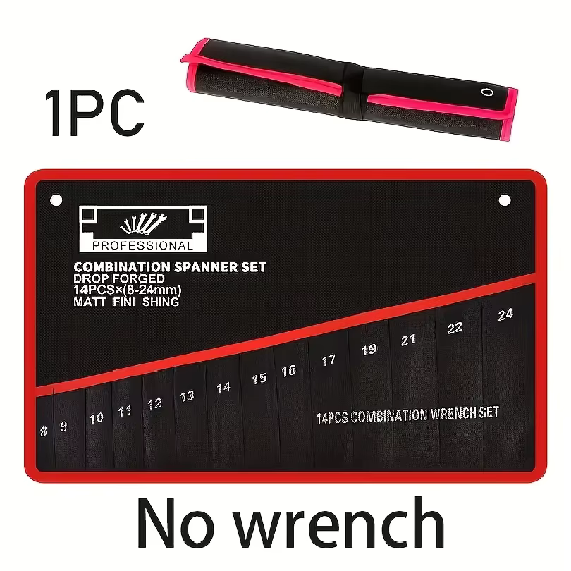 Organisateur d'outils à 14 poches. Sac de rangement pour clés durable avec poignée portable. Idéal pour l'organisation du garage et de l'atelier.