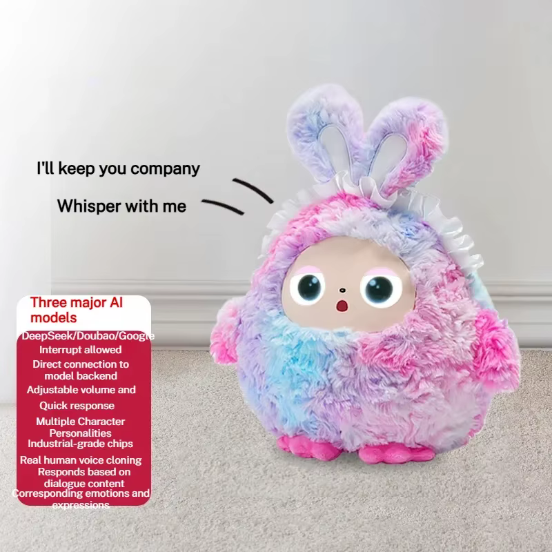 Robot éducatif intelligent IA pour enfants, dialogue multilingue, expression émotionnelle, clonage vocal, jouet d'apprentissage interactif