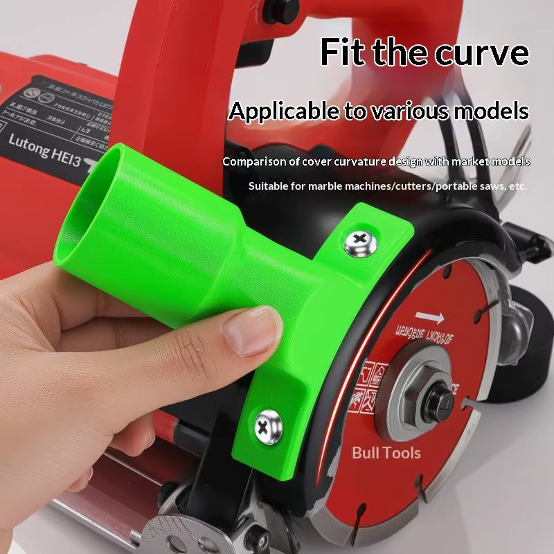 Adaptateur extracteur de poussière pour meuleuse d'angle